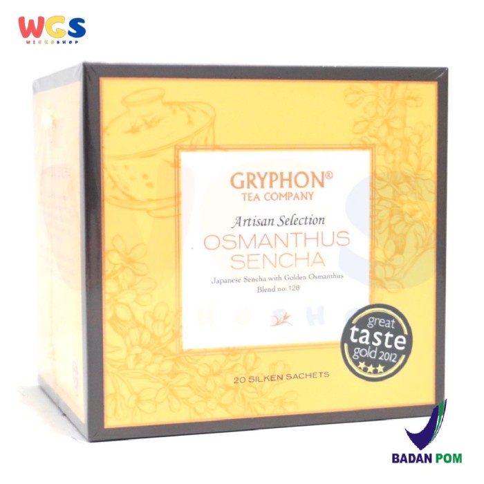 

GRYPHON TEA BAG OSMANTHUS JAPANESE SENCHA WITH GOLDEN OSMANTHUS / BOX