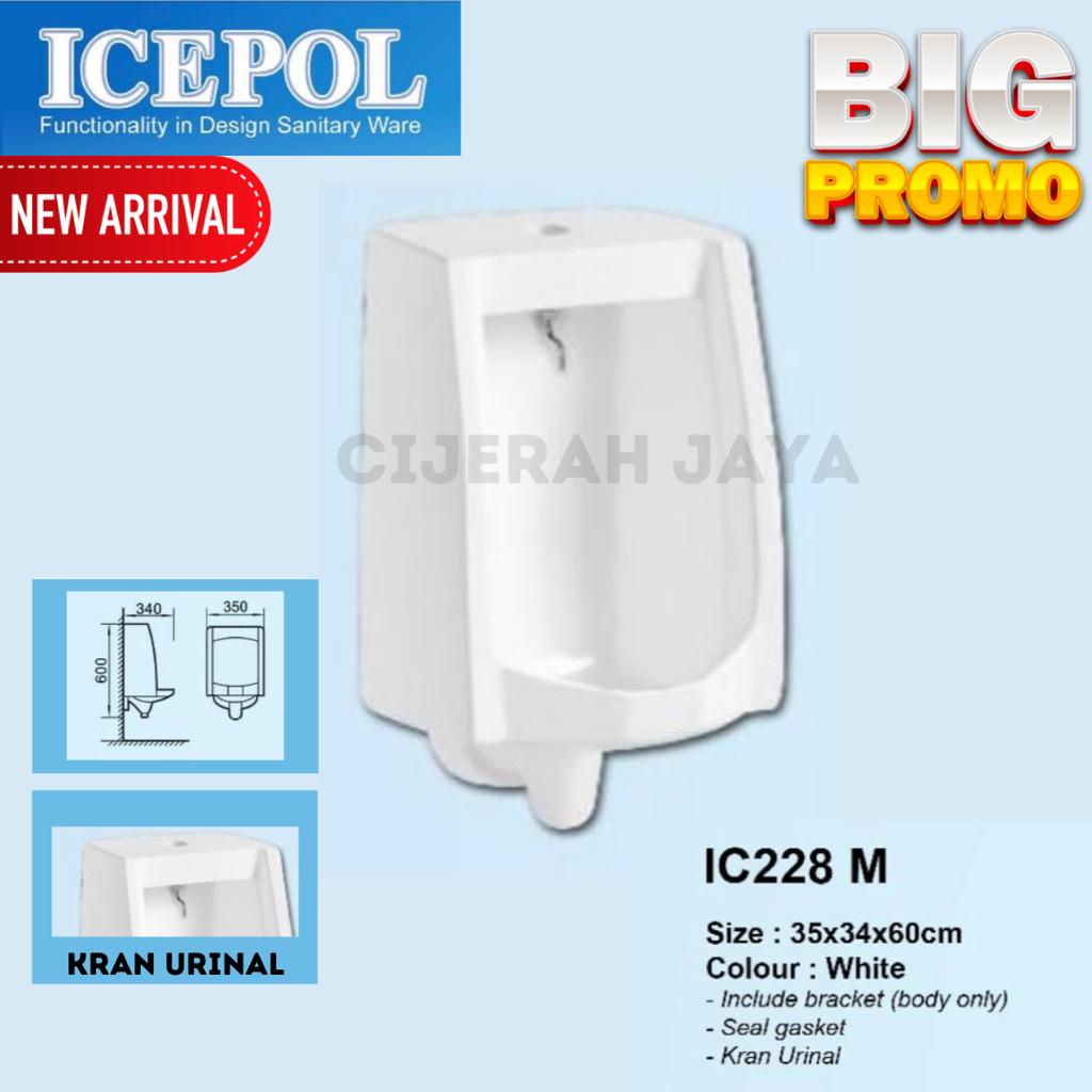 URINAL ICEPOL BODY + SET KRAN / URINAL PRIA DEWASA KOMPLIT URINAL MUSLIM
