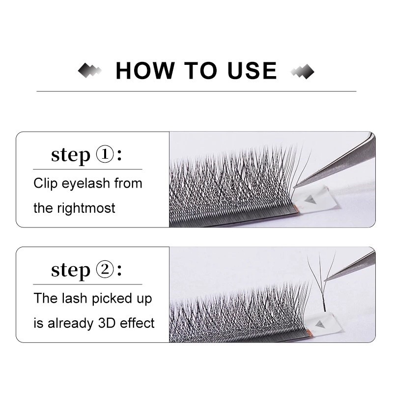 Yelix 3D W-Lashes Volume-Russian Eyelash Extension