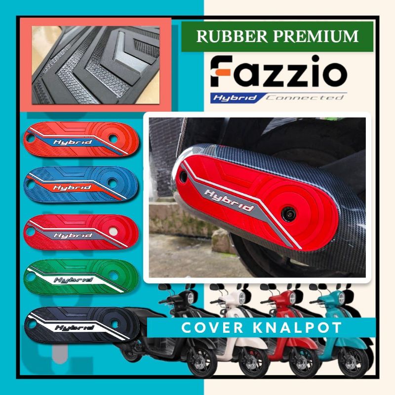 Cover Knalpot Fazzio Rubber Stiker Karet Knalpot Fazzio