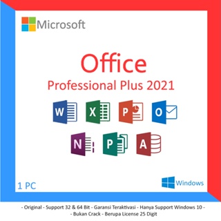 Office 2021 Proplus Original - Hanya untuk windows 10/11