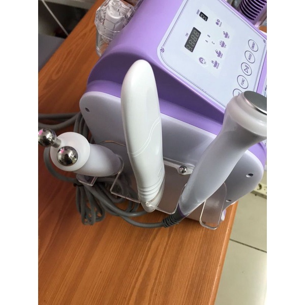 Terbaru alat facial 6 in 1 hydra dermabrasi hydro peel penghilang komedo skin scruber oxygen spray rf bio lifting ultrasound ultrasonic serum detox hont and cold panas dingin