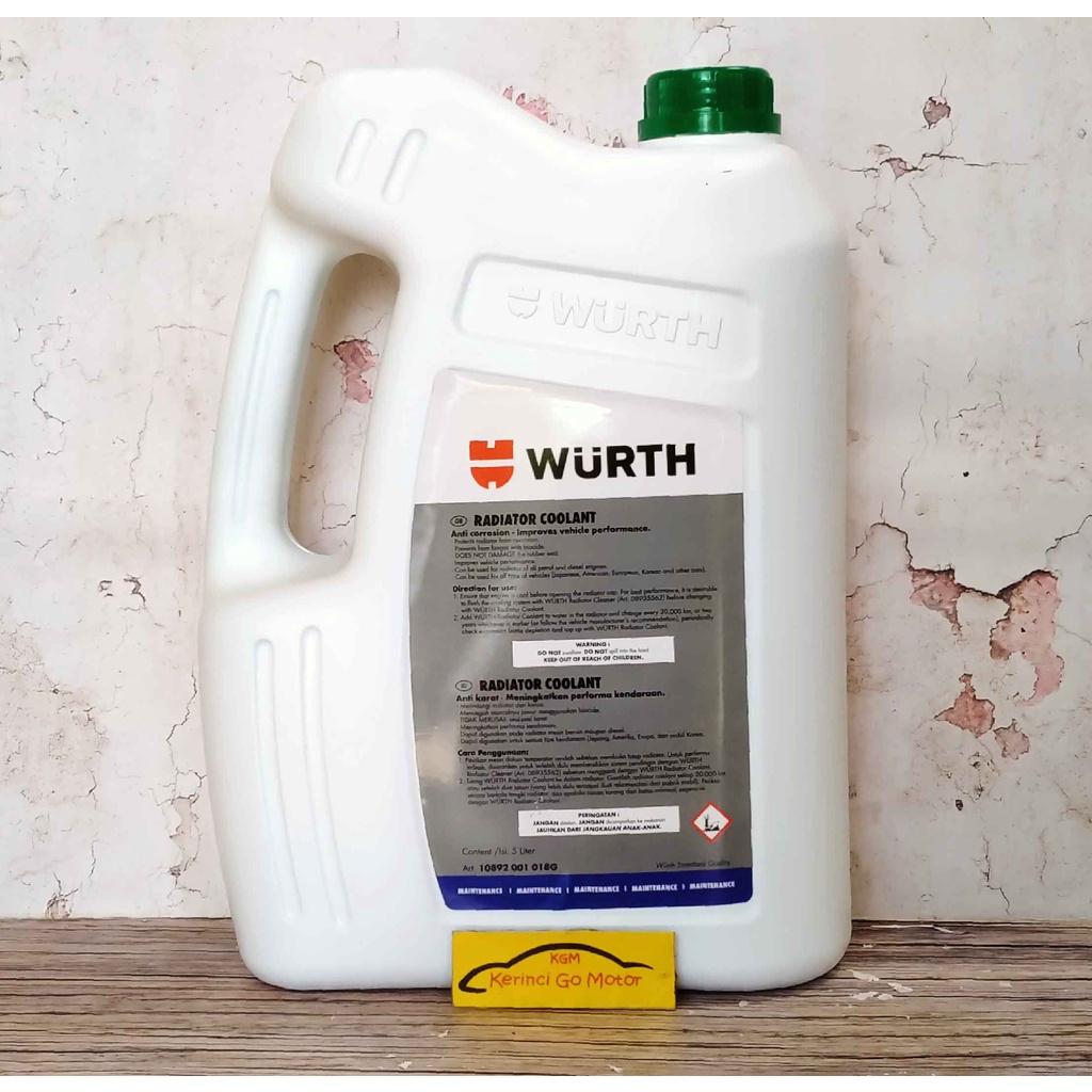 COOLANT RADIATOR WURTH HIJAU - RADIATOR COOLANT GREEN WURTH