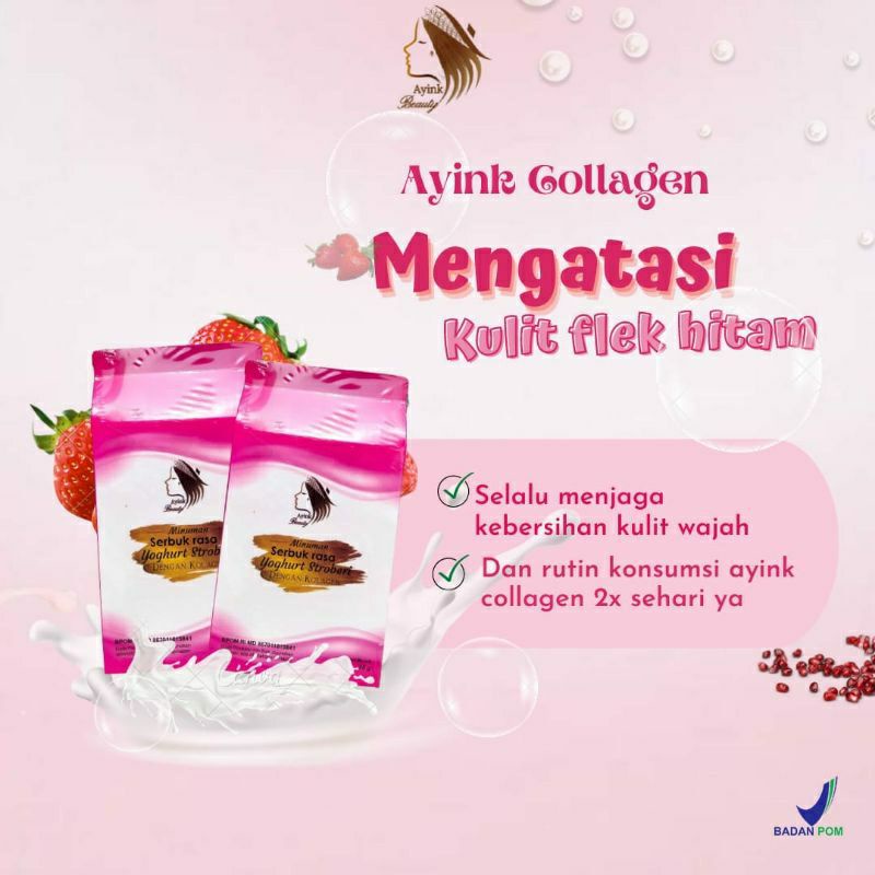 Ayco Ayink Collagen Minuman Pemutih dan Pelangsing | Ayink Beauty BPOM