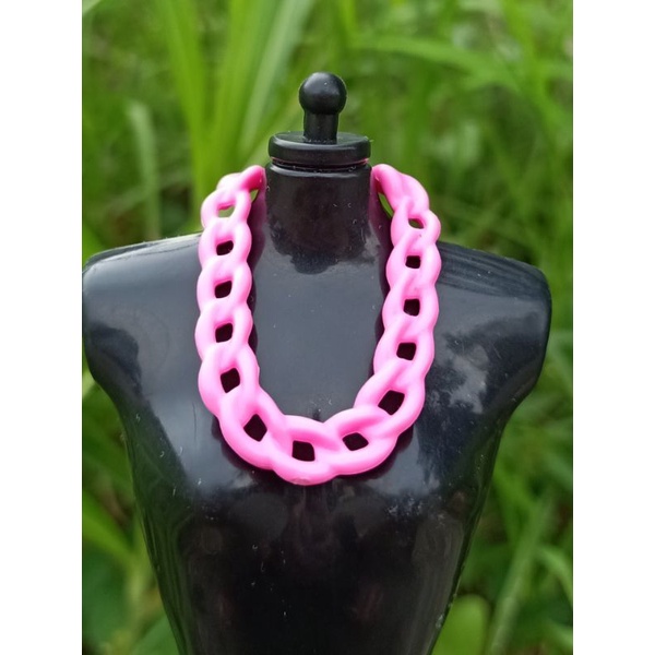 kalung boneka varian pink