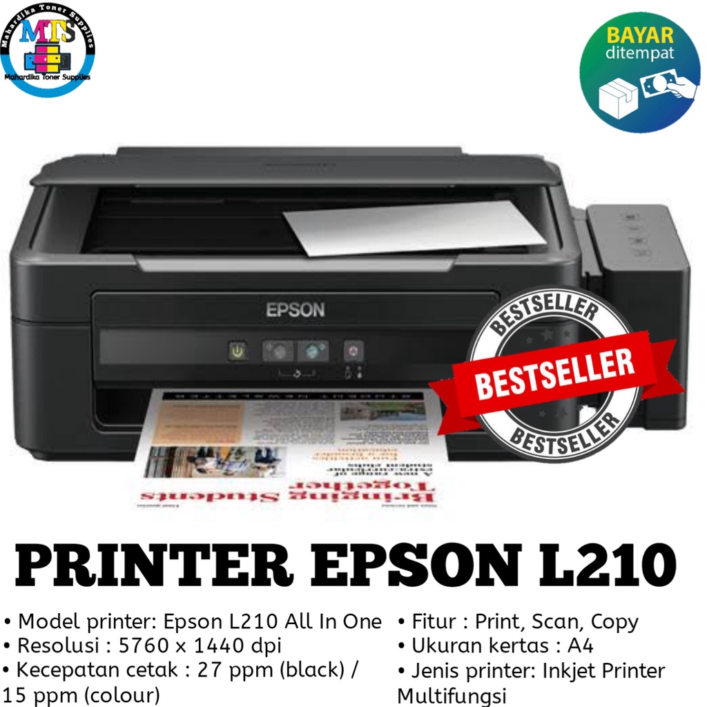 Printer Epson L210 (used/second/bekas) Normal