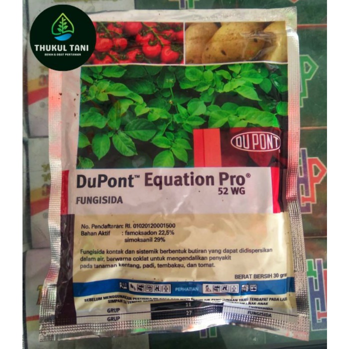 FUNGISIDA DUPONT EQUATION PRO 52 WG NETTO 30 GR