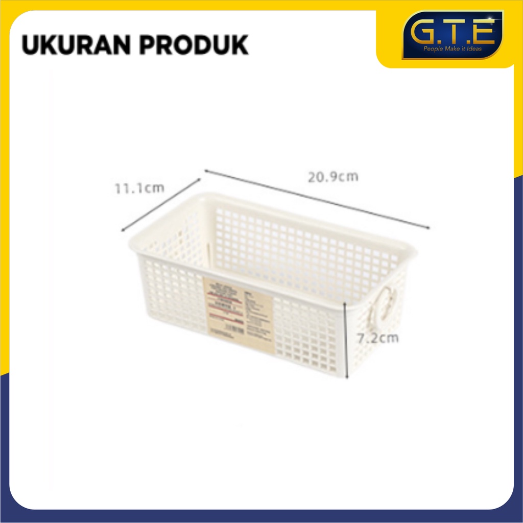 GTE | STORAGE BASKET | KOTAK PENYIMPANAN | KERANJANG BUAH | STORAGE TWO HANDLES