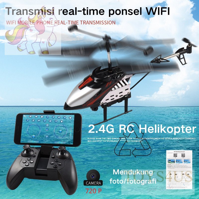 Toys4Us - RC 2.4G Mini RC Helikopter Radio Remote Control Pesawat Mikro Remote Control Helikopter Fo