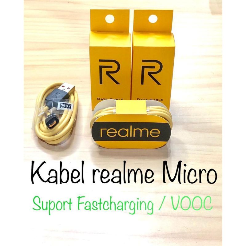 [ORIGINAL] Kabel Data Realme Vooc Quick Charger Support Fast Charging 2.4A