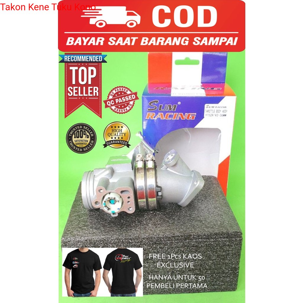 THROTTLE BODY MX KING / NVL / R15V2 / NVA SIZE 36mm