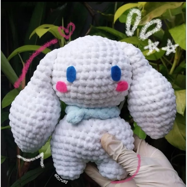 Amigurumi cinnamonroll sanrio | boneka cinnamonroll sanrio - boneka rajut cinnamonroll
