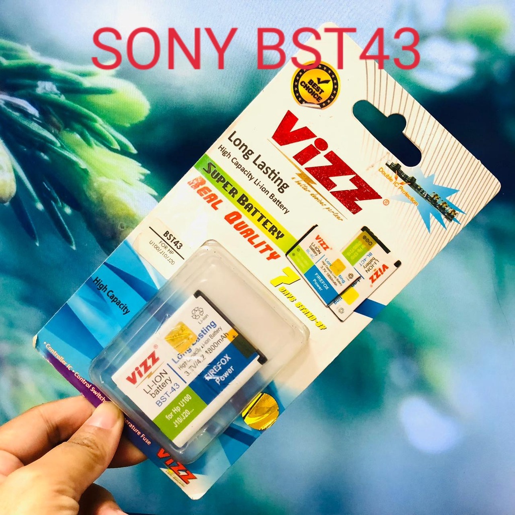 PROMO NEW BATERAI VIZZ SONY BST 36/ SONY BST 37/ SONY BST 39/ SONY BST 41/ SONY BST 43/ SONY EP500/ SONY BA600/ SONY BA700/ SONY BA750/ SONY BA800