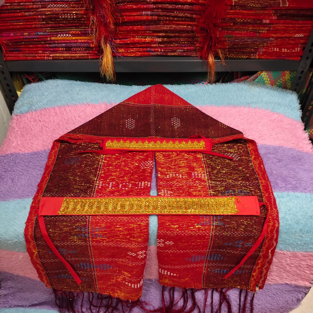 PAKET 3 SORTALI ANAK - IKAT PINGGANG ANAK - ULOS SADUM HANDE HANDE / ULOS BATAK TOBA /ULOS BATAK