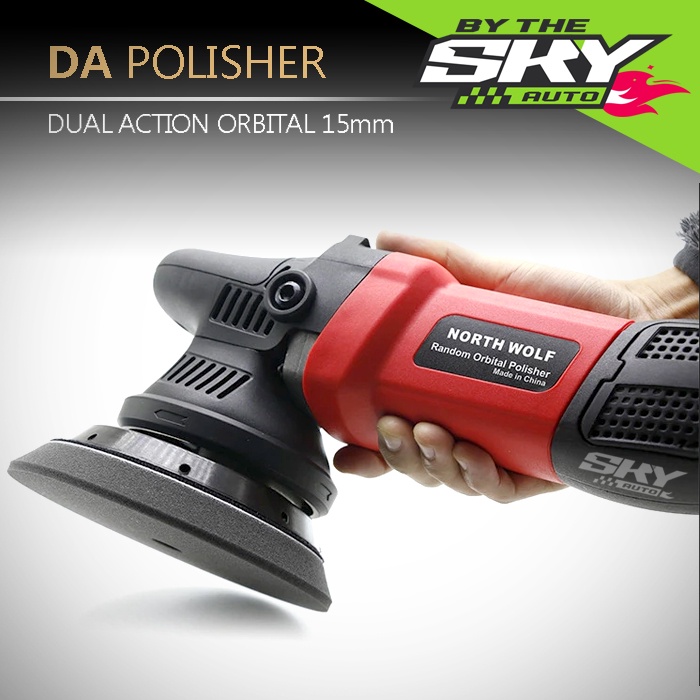 Mesin Poles Dual Action DA Orbit 15mm Polisher DUAL ACTION Mesin Poles DA Heavy Duty