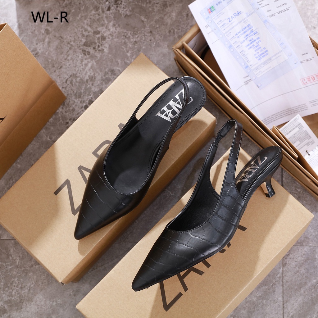 ZR High Heel Leather Shoes WL-R