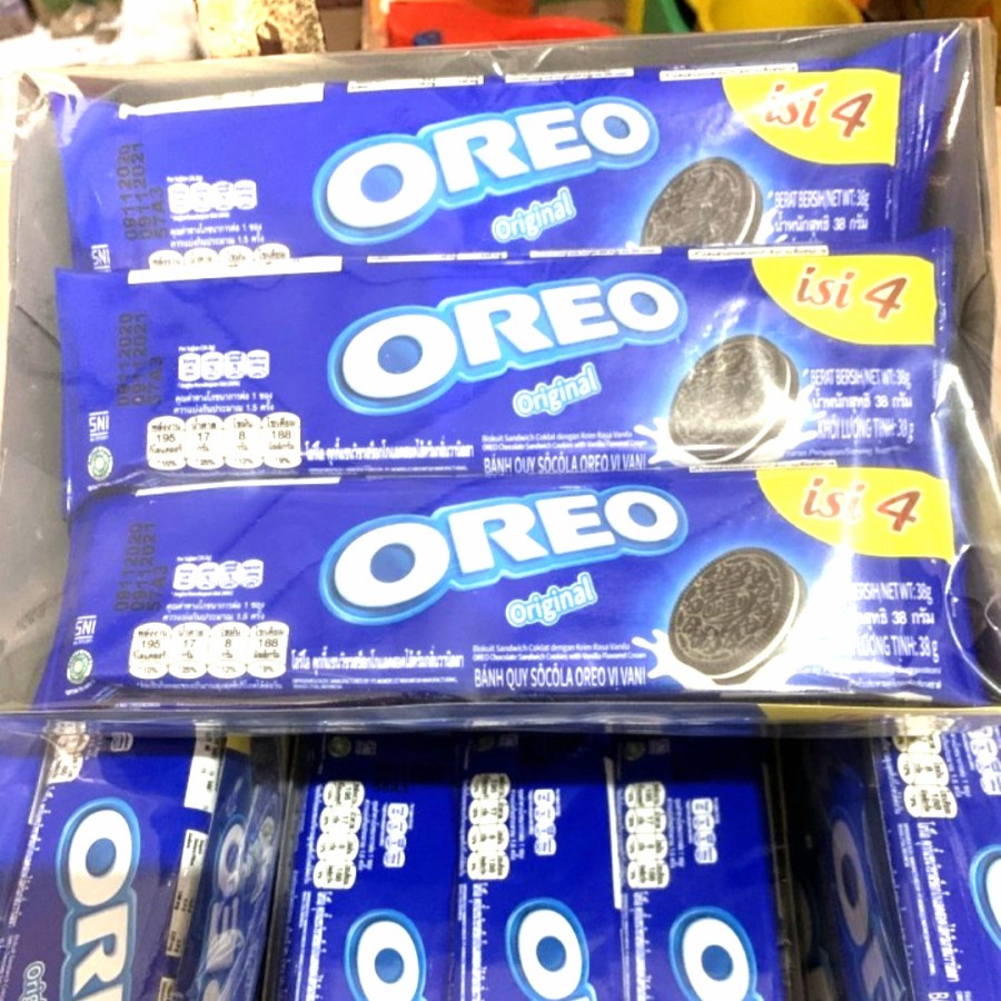 

Oreo biscuits original isi 3 Keping 1box 12pcs