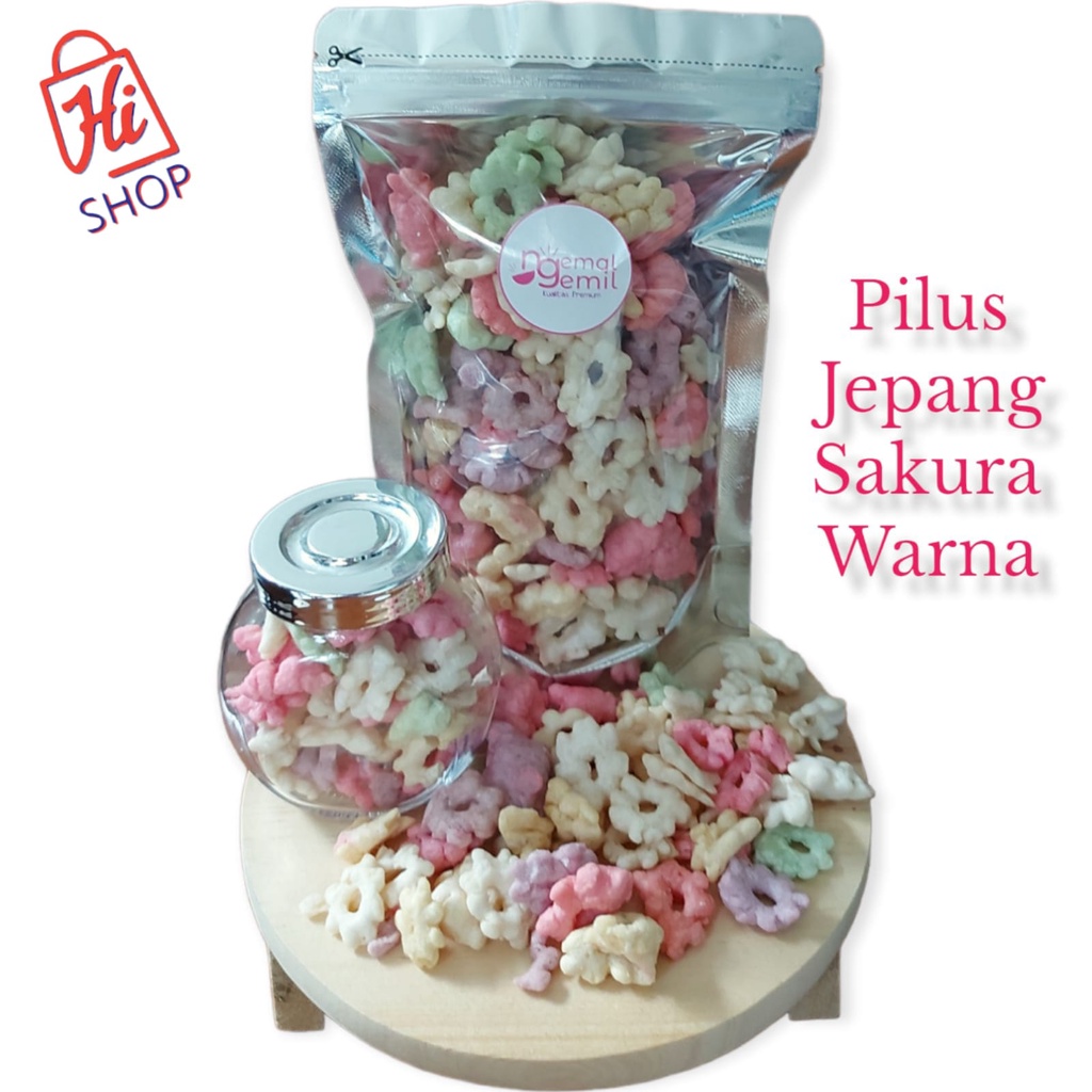 

Pilus Jepang Sakura Warna Pilus Bunga Kembang Sakura warna Warni Kembang Kates Homemade Kualitas Premium