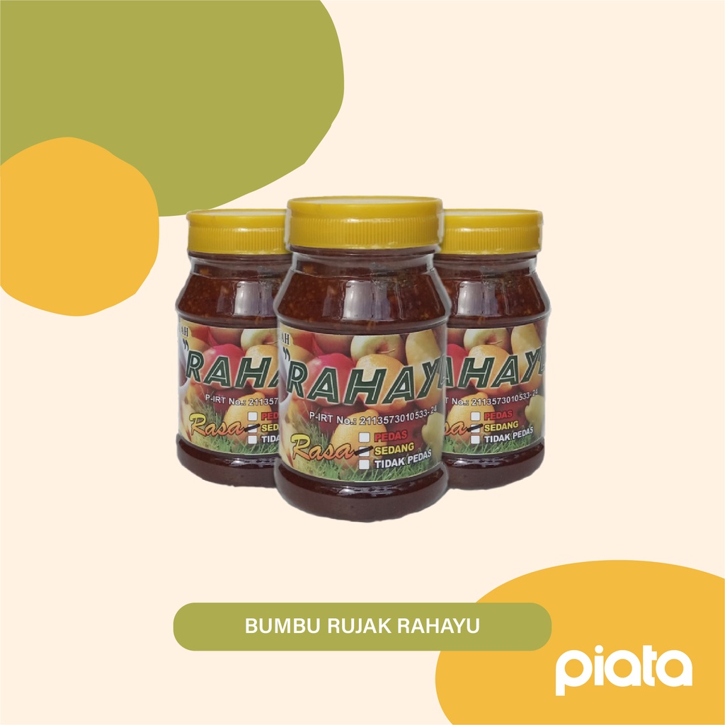 

Bumbu dapur enak - bumbu Rujak Rahayu