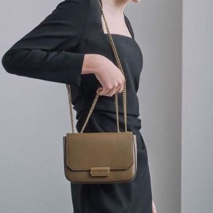 TREND TAS WANITA CK METRO DOUBLE LINK CHAIN STRAP CROSSBODY - 752# ♫ 883