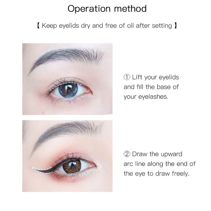 Hengfei 9233 Eyeliner Tahan Air Tahan Lama 2 Warna