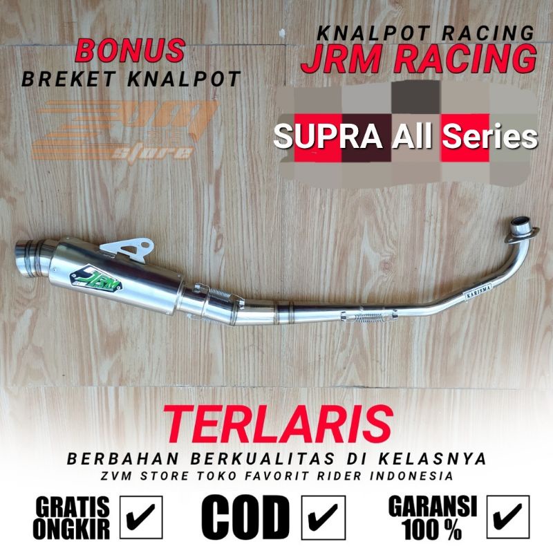 NEW Knalpot Kenalpot Motor Racing Supra Fit 110 New X 125 Fi Astrea JRM DOS Murah Bobokan Road Race 