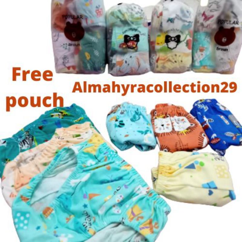 12 PCS BABYDOLL FREE POUCH( Velvet, Libby, momgift, agree, DLL)  / LIBBYCelana dalam anak lakilaki/c