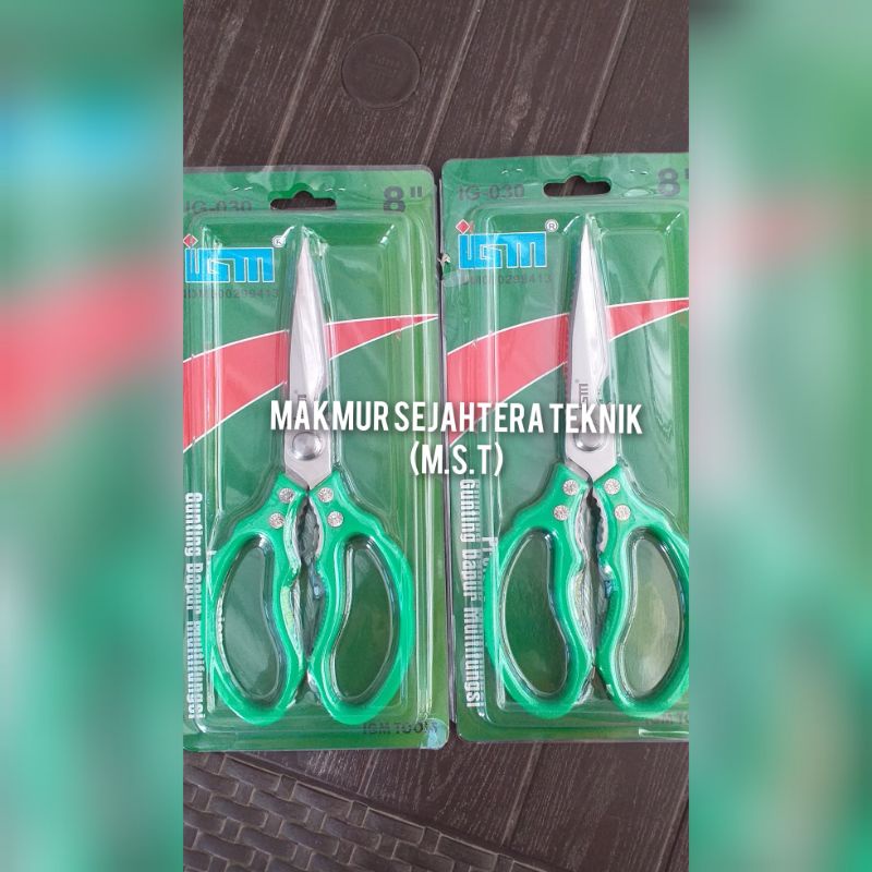 

gunting multifungsi 8 inch merk IGM harga tertera untuk 1 pcs