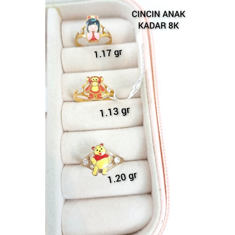 Cincin anak karakter lucu kadar 375