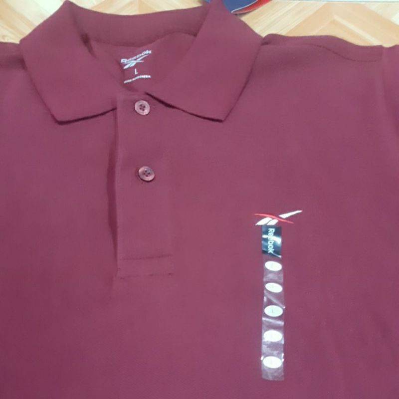 Kaos Reebok REE Men LCT Polo Maroon