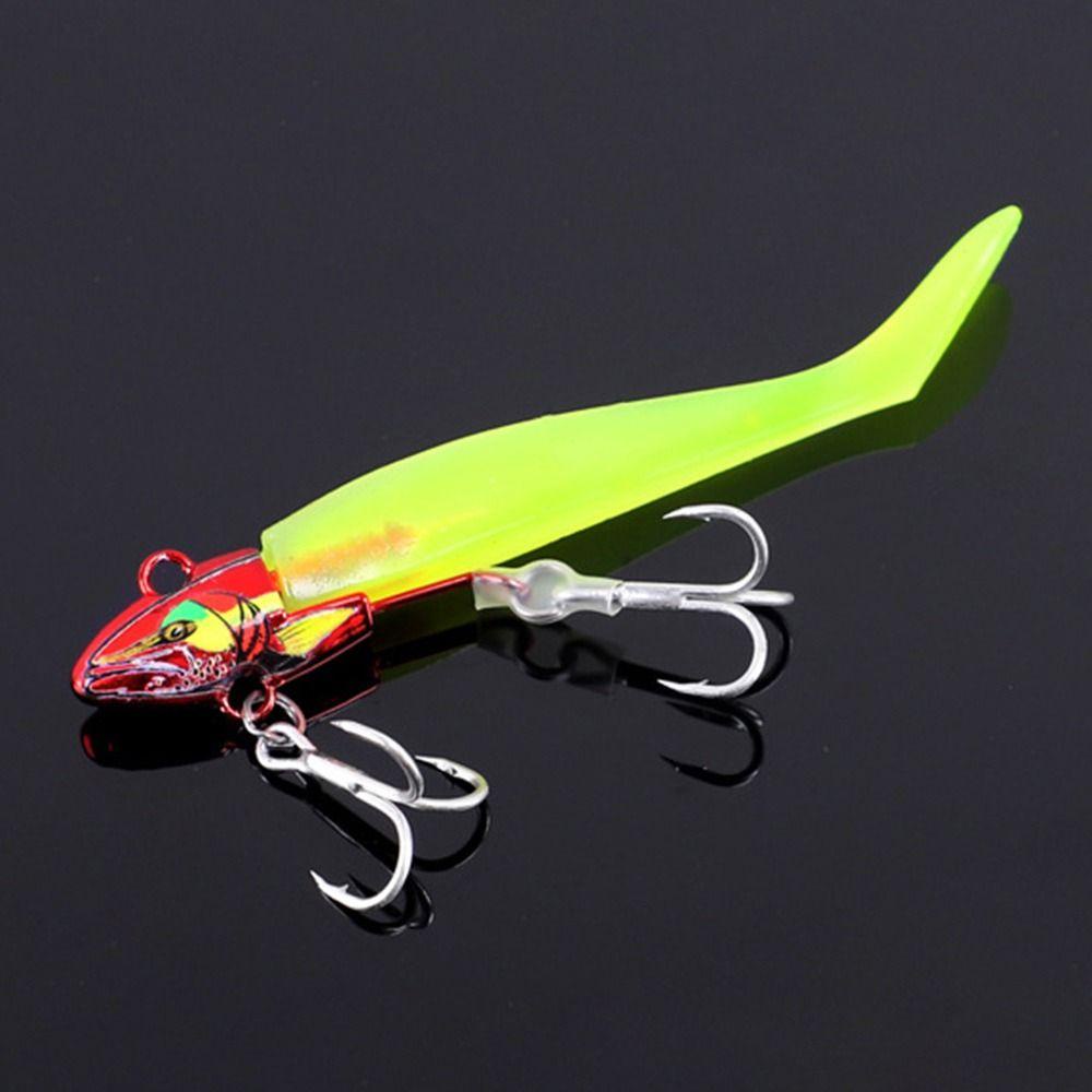 Top S/L Soft bass Umpan Renang Cacing Silikon sea Lead Head hook