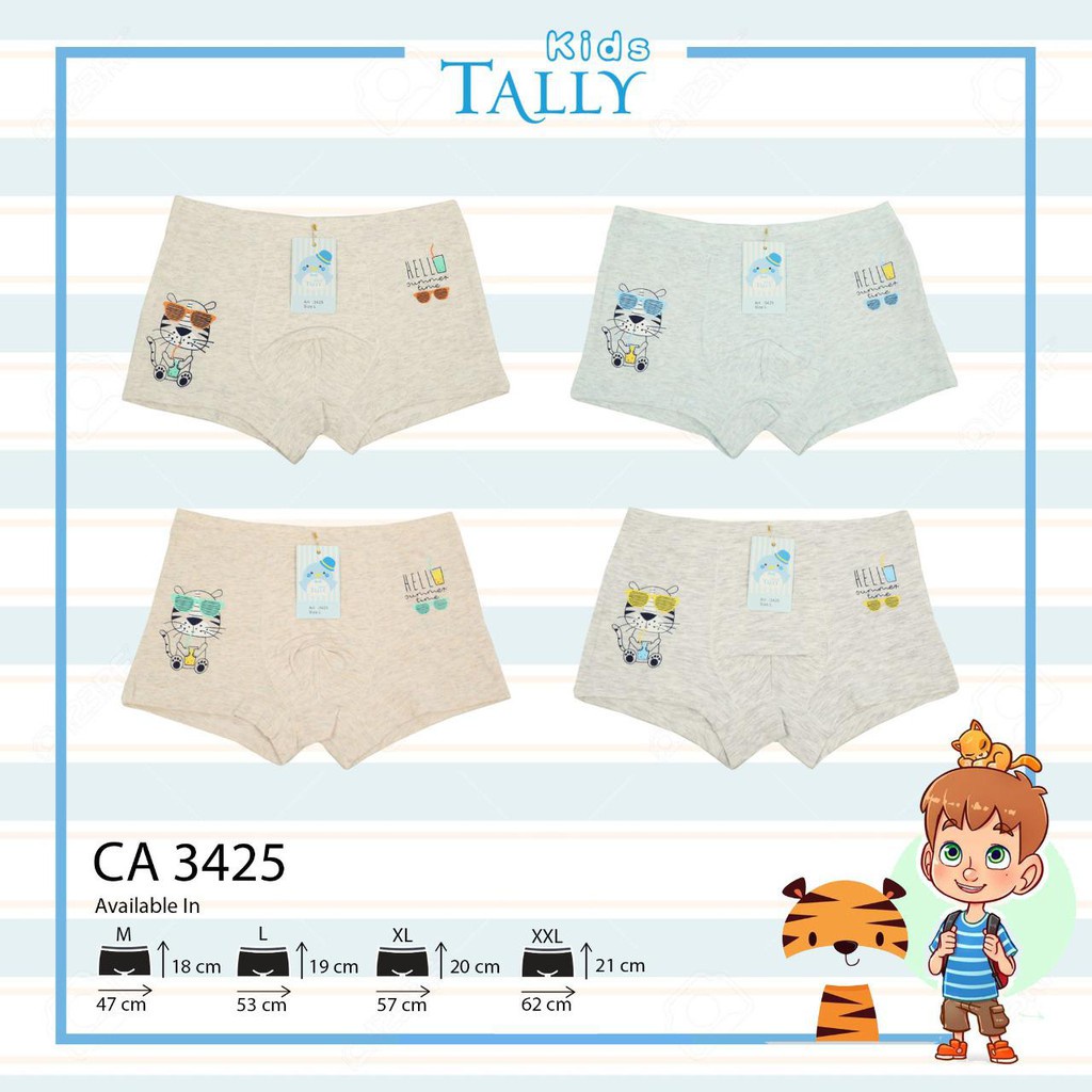 JH Celana Dalam Tally Anak Laki Laki Boxer Tally 3425 Termurah