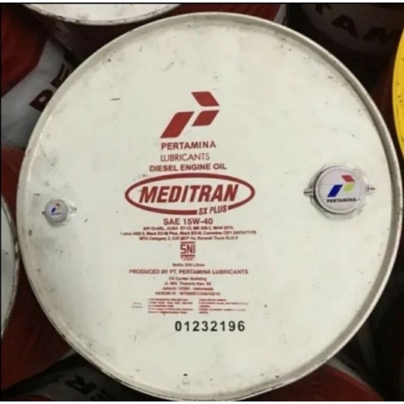 OLI/PELUMAS PERTAMINA MEDITRAN SX PLUS 15W40/15W-40 DRUM 200 LITER