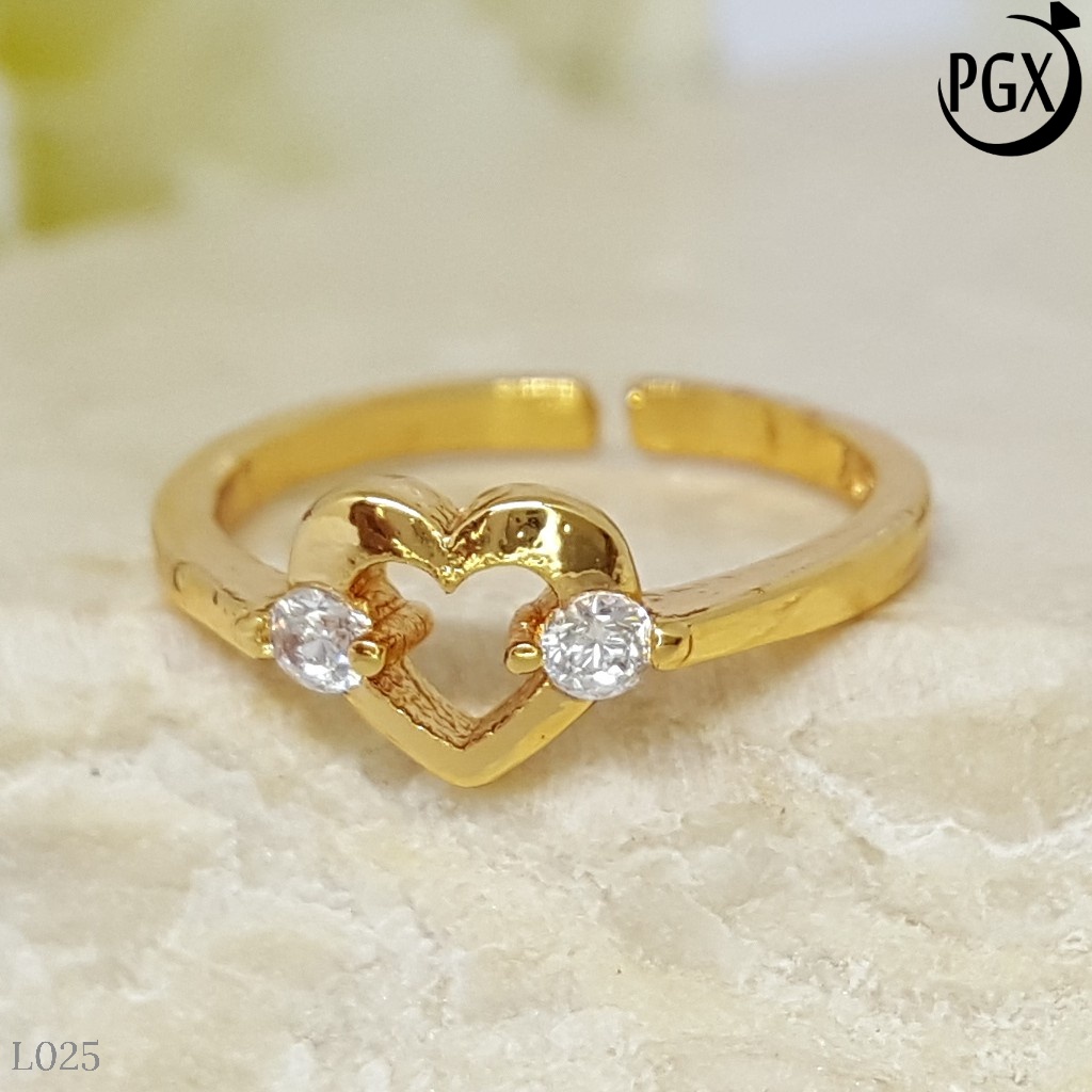 PGX Cincin Anak Xuping Aksesoris Perhiasan Lapis Emas Premium - L025