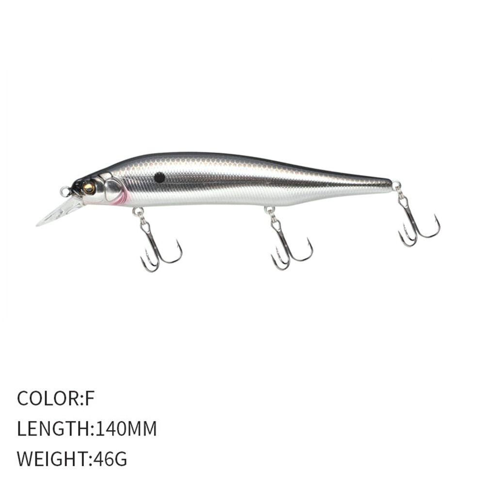 Preva Pencil Minnow Baits 140MM/40G Crankbaits Outdoor Umpan Ikan Kecil Yang Bermanfaat