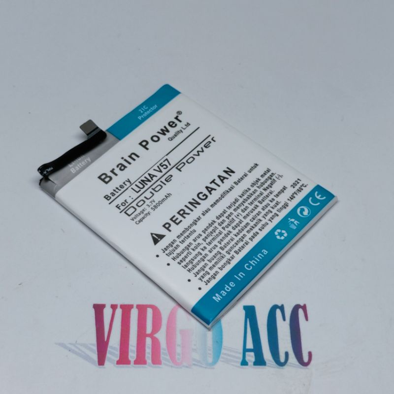 Baterai Batre Battery Persamaan Luna V57 V 57 Double Power Battery Hp