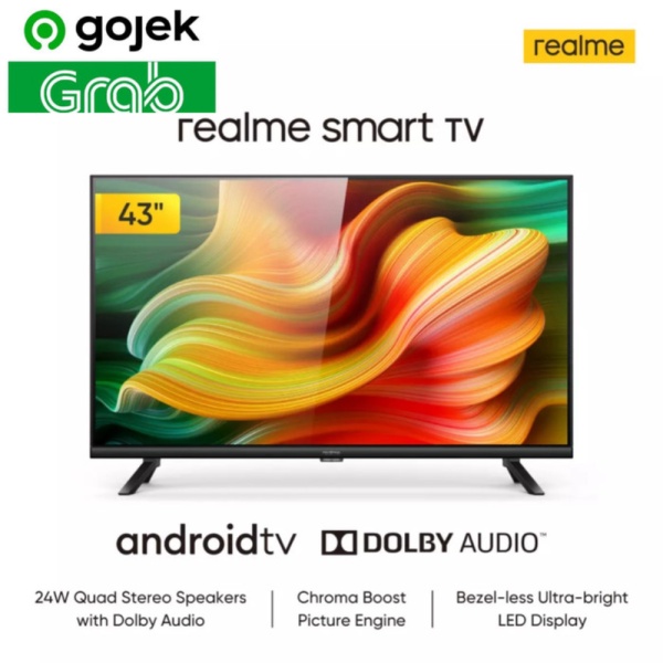 realme Smart TV 43 inch Android TV Murah