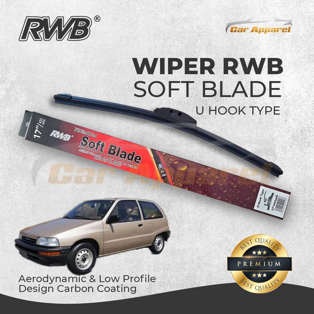 Wiper RWB Soft Charade Hatchback G100 1987 Hybrid / Windshield Charade