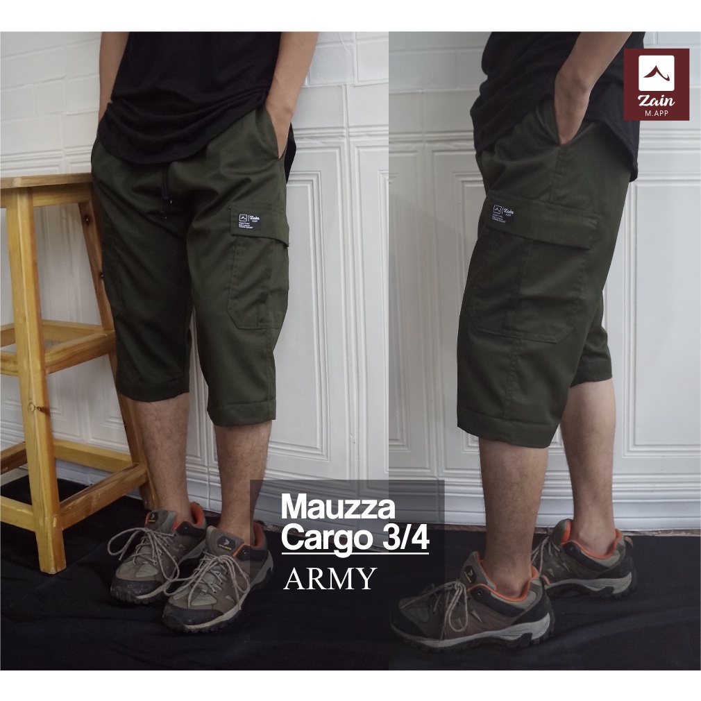 Celana 3/4 -  Sirwal Mauzza Cargo Shorts 3/4  By Zain