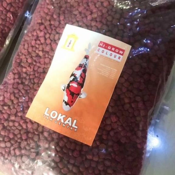 PAKAN IKAN KOI LOKAL TAK GENTAR LTG 1KG 1 KG - COLOUR
