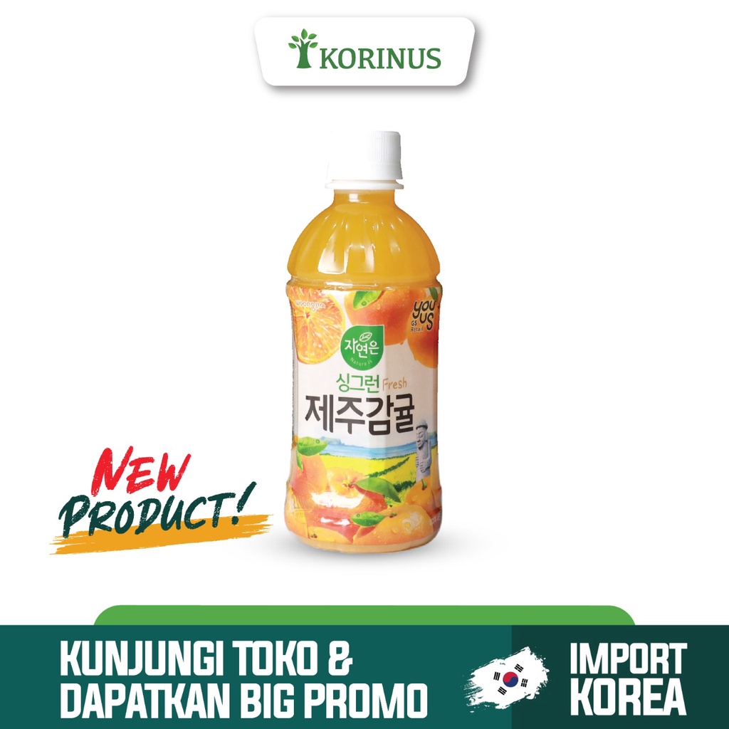 Jual K Jeju Mandarin Juice/Minuman Buah Jeruk Mandarin 340ml Shopee