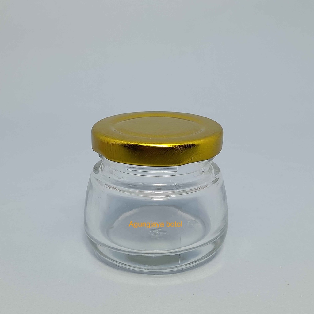 Jar Kaca 50 ml Bloosom Clear / Toples Kaca / Jar Kaca