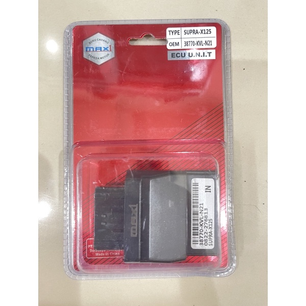 ECU SUPRA X 125 / sparepart motor / Sparepart ECU HONDA SUPRA X 125 / ECU MERK MAX1