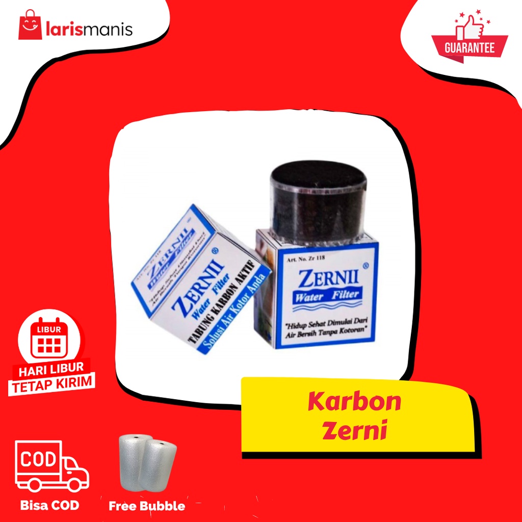 Karbon Aktif Filter/Saringan Air Zernii / Zerni Refilll Filter Refil Karbon Aktif Zerni Penyaring Saringan Air Keruh Filter Air Zernii Water Filter Penyaring Penjernih Kran Air Filter Kran Air