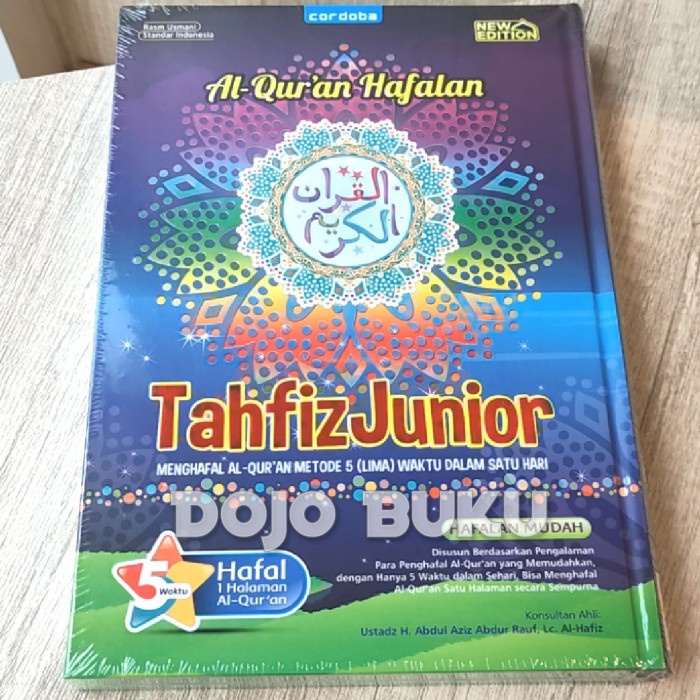 Alquran Hafalan Tahfiz Junior - Biru Tua - Original
