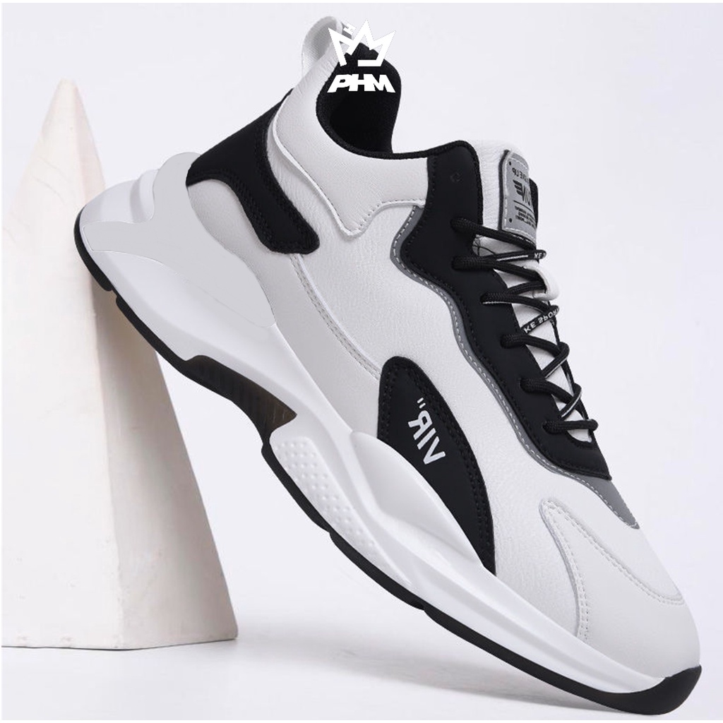 PHM Shoes [COD] Vir Sepatu Sneakers Pria Olahraga Sport Shoes Casual Running