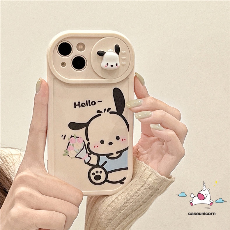 Soft Case TPU Motif Kartun Boneka 3D Untuk IPhone 11 13 12 Pro Max XR 7 8 Plus X XS Max 11 Pro Max