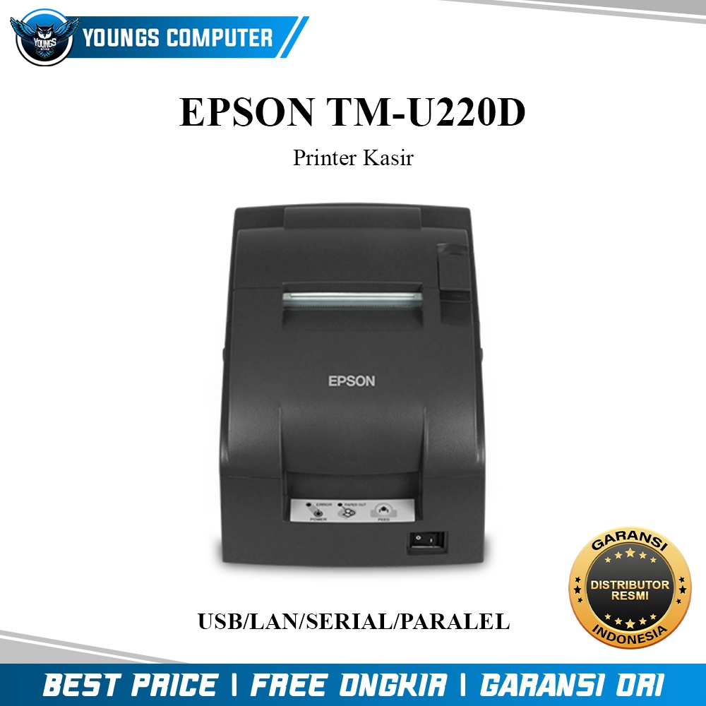 PRINTER KASIR EPSON TM-U220D | Impact Dot Matrix POS Printer