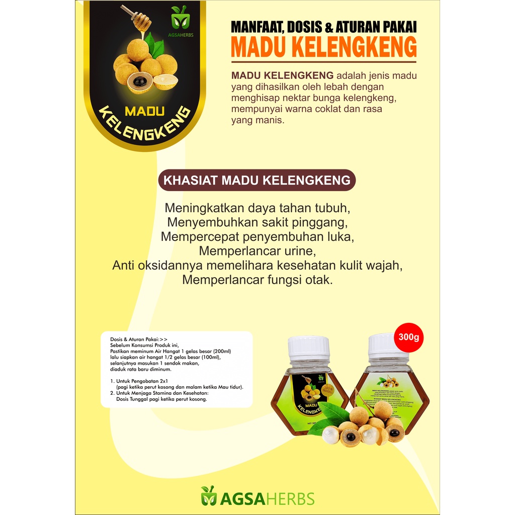 

Madu kelengkeng Agsa Herbs#Madu Klengkeng#Madu Sakit Pinggang