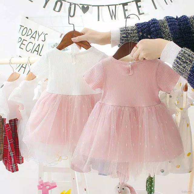 DR1-Dress Anak Bayi Perempuan Princess ROSE